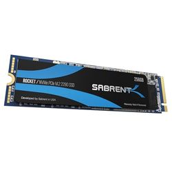 SABRENT SSD 256GB, SSD interno, Rocket SSD NVMe PCIe M.2 2280, Disco a stato solido ad alte prestazioni, Lettura fino a 3400 (MB/s), (SB-ROCKET-256)