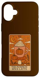 Tarot Card Fall Art Pumpkin Spice Latte Case for iPhone 16 Plus