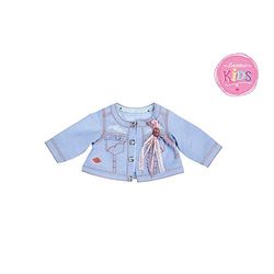 Schildkröt 651400027 - Kids Jas Jeans met uilenstekker, tot 36 cm