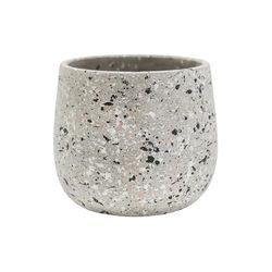 Ivyline Plant Pot Planter, Ceramic, Grey, Large