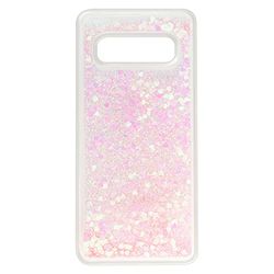 Babaco Funda para Samsung S10 Plus Efecto Purpurina líquida, Color Rosa