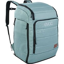 EVOC GEAR BACKPACK 60, mångsidig vandringsryggsäck (stabil väska, bekväm trekkingryggsäck, ryggsäck med mycket förvaringsutrymme, mått: 27 x 53 x 40 cm, volym: 60 l), Stål