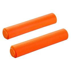 Supacaz Silikonhandtag för vuxna, unisex, SG-12, arancione fluo, 30 mm