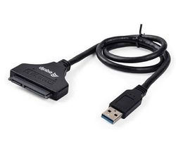 Adapterkabel - USB 3.0 till sata för 2,5" SSD- och HDD-skivor, snabb anslutning, perfekt för dataöverföring.