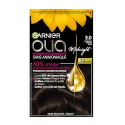 Garnier Coloração permanente - Olia à base de óleo, sem amoníaco, cor castanha