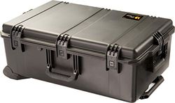 PELI Storm IM2950 slitstark transportväska för AV-utrustning, vattentät, 90 liters kapacitet, tillverkad i USA, med anpassningsbar skuminredning, svart