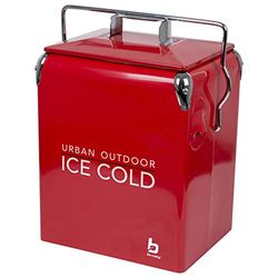 Bo-Camp Urban Outdoor Greenwich Enfriador Retro, Unisex Adulto, Rojo, Talla única