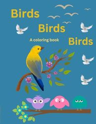 Birds, Birds, Birds: A Coloring Book