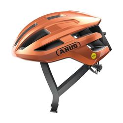 ABUS PowerDome MIPS racefietshelm - lichte fietshelm met slim ventilatiesysteem en impactbescherming - Made in Italy - voor mannen en vrouwen - oranje, maat S