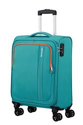 American Tourister Sea Seeker Spinner,Equipaje de Mano, Verde (Aqua Green), S (55 cm - 36 L)