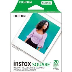 Fujifilm Fujifilm Instax Square Twin Pack Film 20 Exposures tampões para os ouvidos 5 cm preto (Black), Preto (Preto), Tampões para os ouvidos