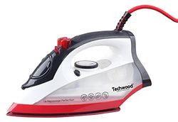 Techwood TFV-2405C Plancha, Noir Blanc et Rouge