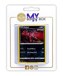 Yveltal 175/264 Holo Reverse vloeiend – Myboost X zwaard en schild 8 – struisvogel – set met 10 Franse Pokémonkaarten