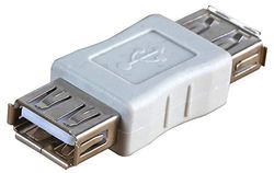 Pro Signal PSG91641 USB 2.0 Type-A Female to Female Adaptor, Grey