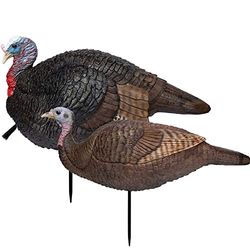 Primos Hunting Lil Gobstopper 69075 - Esca da caccia leggera e pieghevole, motivo: gallina e Jake