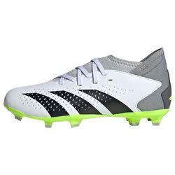 adidas Unisex noggrannhet. 3 fasta markfotbollsskor, Ftwr vit kärna svart Lucid citron, 28.5 EU