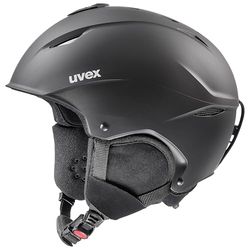 uvex Magnum - Casque de Ski pour Hommes et Femmes - Réglage de la Taille Individuel - Ventilation Optimisée - Black Matt - 61-65 cm