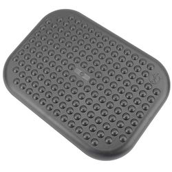 PrimeMatik - Reposapiés con Plataforma Ajustable de plástico Negro 448 x 335 mm