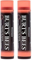 Burt's Bees 100% Natural Moisturising Tinted Lip Balm, Zinnia with Shea Butter and Botanical Waxes, 4.25g (Pack of 2)