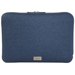 Hama Laptop Bag for Notebooks up to 14.1 Inches 36 cm (Laptop Bag Thin, 14 1 Inches, Laptop Sleeve, Padded, Made of Jersey for Protection for PC, Notebook, Asus Acer Thinkpad), Blue