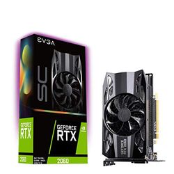 EVGA GeForce RTX 2060 SC, OVERCLOCKED, 2.75 Slot Extreme Cool, 70C Gaming, 06G-P4-2062-KR, 6GB GDDR6