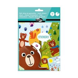 Maildor AF021C creatieve stickerset (, stickeralbum om te personaliseren, ideaal voor kinderen vanaf 3 jaar, ideaal knutselproject, kleurrijk) 1 set