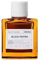 Korres Black Pepper Edge per uomo, 50 ml