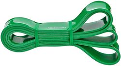 Amazon Basics Fascia elastica di resistenza e per trazioni alla sbarra, 22.6 - 56.6 kg, Verde