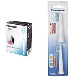 Panasonic - Personalcare EW-DM81-W503 | Brosse à Dents Électrique - 2 modes de brossage 30 min d'autonomie, Blanc & Brossettes compatible avec la brosse à dent électrique série EW-DM81