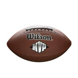 Wilson WTF1411XB Bola de futebol americano NFL MVP material composto para jogo recreativo, unissexo, castanho, tamanho único
