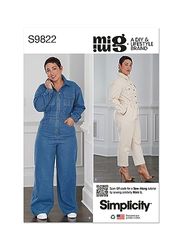 SIMPLICITY SS9822Y5 Tuta da donna di Mimi G Style Y5 (18-20-22-24-26)