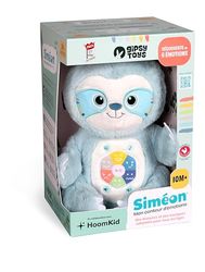 Gipsy Toys – Simeon, Mi narrador de emociones – Peluche Interactive Musical, narrador de Historias – Gestión Emocional – Música – Niño y Niñas – 10 Meses a 7 Años – 28 cm – Verde Agua