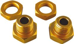 Jamara 51205 2 Stuks Wielnaaf, 17 mm, Multi Color
