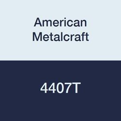 American Metalcraft 4407T Shaker Top, acier inoxydable, fendue à épices