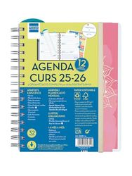 Finocam - Agenda Docente Magistral Personalizable Curso 2025 2026 Semana Vista Horizontal Septiembre 2025- Agosto 2026 (12 meses) Mandala Catalán