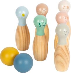 small foot Garden Buddies de Madera, Bolos con Motivos de Animales, a Partir de 3 años, 12644, Multicolor