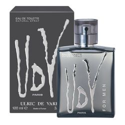 ULRIC DE VARENS Eau De Toilette UDV For Men - Ormbunke, ved, orientalisk - herrparfym - spray - tillverkad i Frankrike - 60 ml