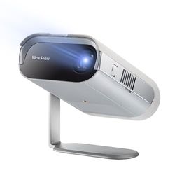 ViewSonic M1 Pro 720p HD Smart LED Proyector Portátil para el Entretenimiento en casa con WiFi, Bluetooth, & Harman Kardon Audio, Plata