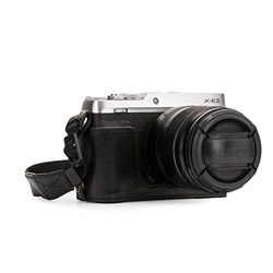 MegaGear MG1342 Ever Ready Capa para câmara Fujifilm X-E3 (com correia e acesso a baterias), cor preta