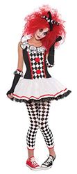 amscan Christy'S Adults Harlequin Honey Costume (Size 8-10), Women: 8-10