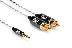 Hosa Drive Str Brkot Cble 3,5 mm Trs-Dual RCA, 3 ft