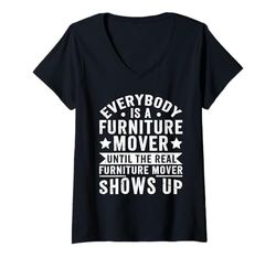 Womens Furniture Mover Design For furniture mover V-Neck T-Shirt