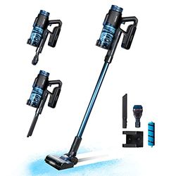 Cecotec Aspirateur balai sans fil Conga Rockstar Deepclean Jalisco. 3 en 1, Puissance 215 W, 12 kPa, 45 minutes d'autonomie, Brosse Mixte, Réservoir 500 ml, Cyclone Parallèle et Brosse Jalisco