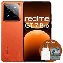 realme GT 7 Pro 5G Smartphone 12+256GB, Snapdragon 8 Elite Chipset, Orange Amazon Exclusive(adapter included) +Air 7 Green