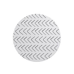Questo Casa, Round Digital Printed Mouse Pad, Non-Slip Base, for Office and Home, Diameter:22cm