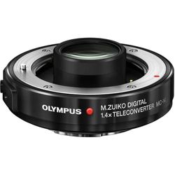 OM SYSTEM Olympus MC-14 1,4X Teleconversor para lentes M40-150 mm e 300 mm F4,0 Pro (preto)