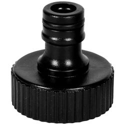 Originele Einhell adapter met 33,3 mm (1") binnendraad (pompaccessoire, passend voor pompen met 33,3 mm (1") buitendraad, voor de aansluiting van een tuinslang)