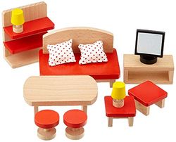 Mueble para muñecos, salón, goki Basic.
