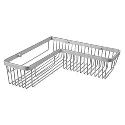 TATAY Ice - Panier d’Angle en Acier Inoxydable chromé 30 x 30 x 8.5 cm