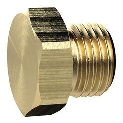 RIEGLER 136092-MS290SK114 śruba zamykająca, sześciokąt zewnętrzny, G 1 1/4, SW 50, MS, 1 szt